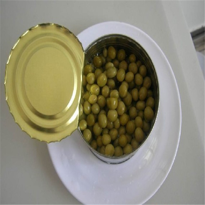 Canned green peas from China